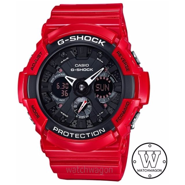 Casio G Shock Red Hot GA 201RD 4A GA 201 Computers Tech Parts Accessories Networking on Carousell