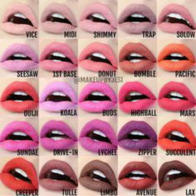 colourpop matte liquid lipstick in clueless