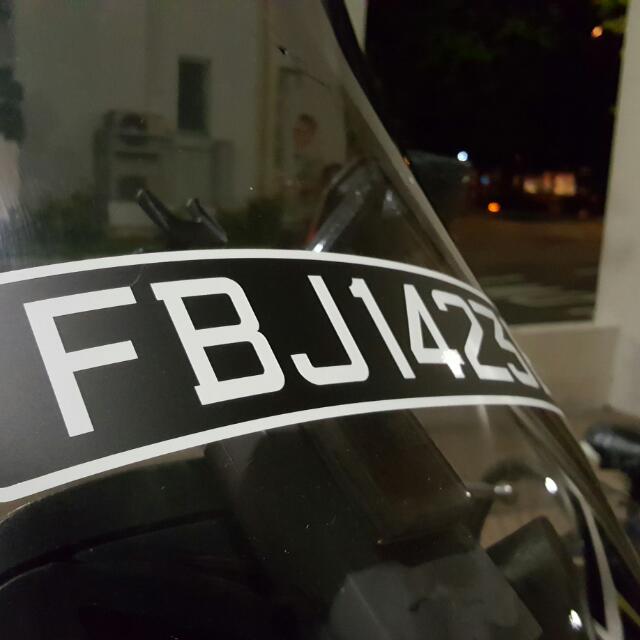 Motorcycle Windshield Customised Standard Full Size Licence Plate Sticker Per Pair Car Accessories Accessories On Carousell