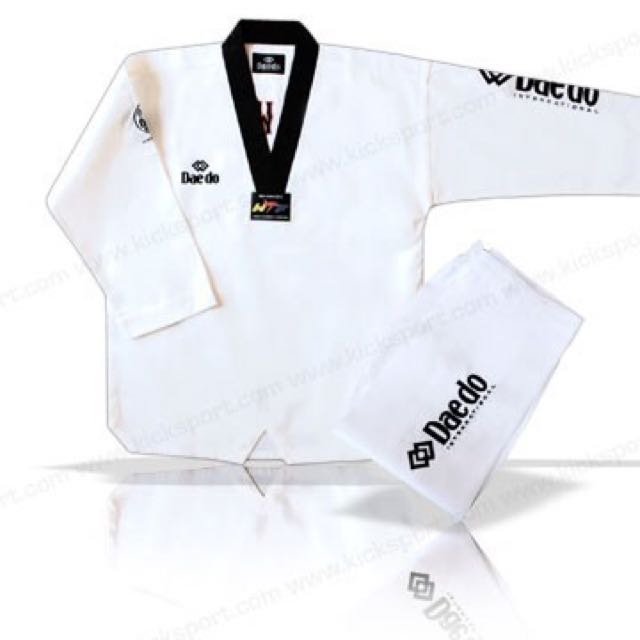 Deado Unisex Taekwondo Blackbelt 260 cm (Black) 