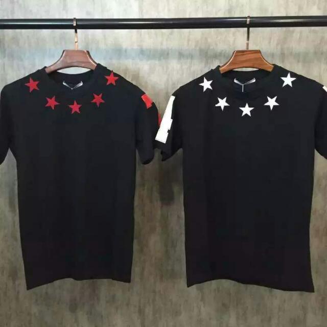 givenchy red star t shirt