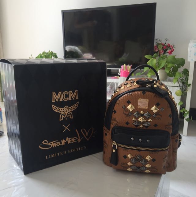 MCM Mini Backpack, Women's Fashion, Bags & Wallets, Backpacks on Carousell