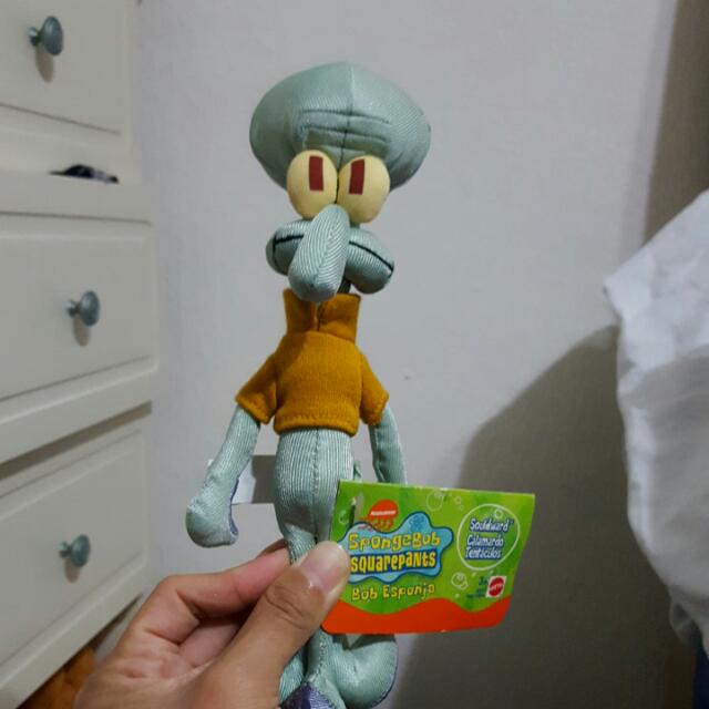squidward reversible plush