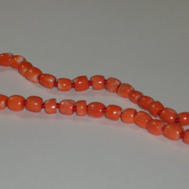 salmon coral necklace