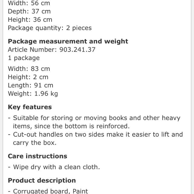 Ikea Storage box For Sale, Furniture & Home Living, Home Improvement