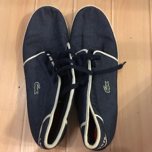 lacoste denim shoes