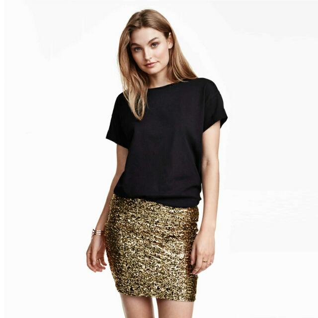 Pull on sequin skirt clearance
