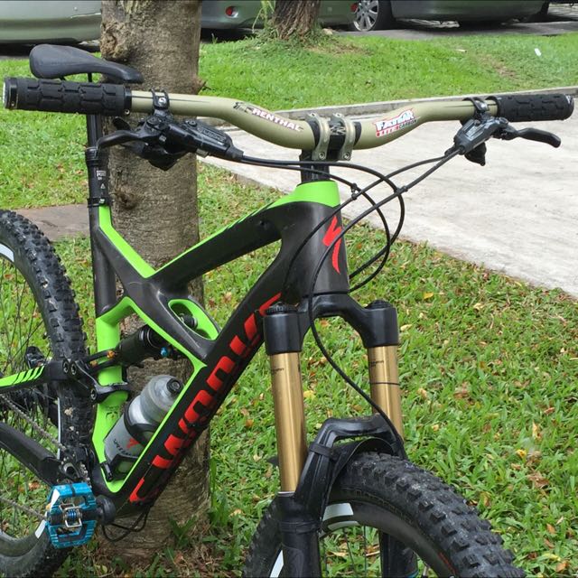 gold renthal mtb bars