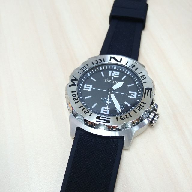 Seiko SRP441K1 Automatic Watch with Rubber Strap