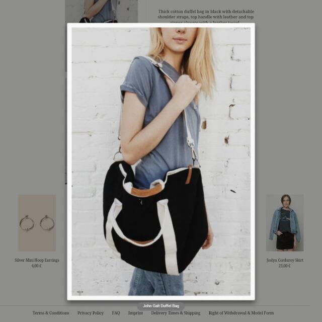 brandy melville duffle bag