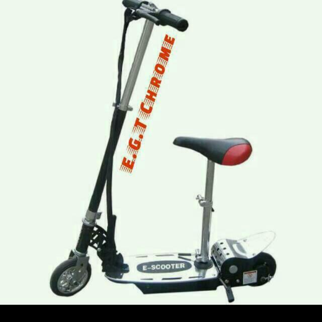 Chrome hotsell electric scooter