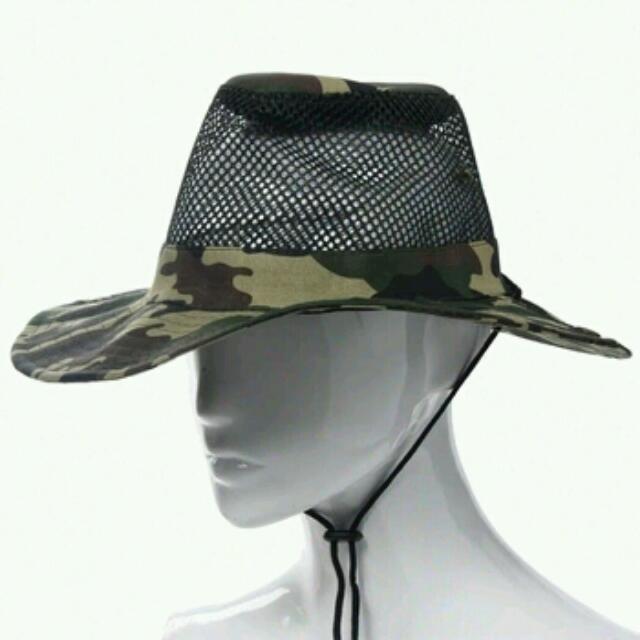 Outdoor Mesh Sunshade Fishing Bucket Hat Cap