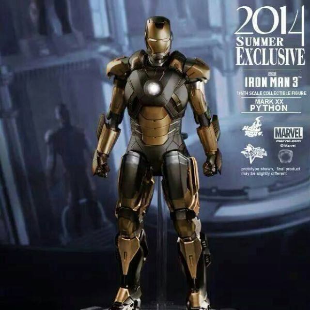 Hot toys iron man python sales