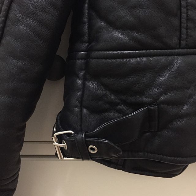 lyla leather biker jacket