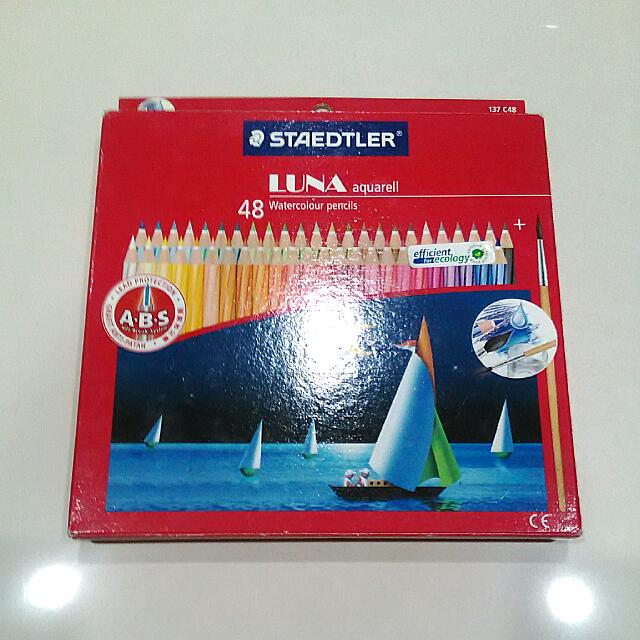 Staedtler Luna Aquarell 48 Watercolour Pencils Design Craft On