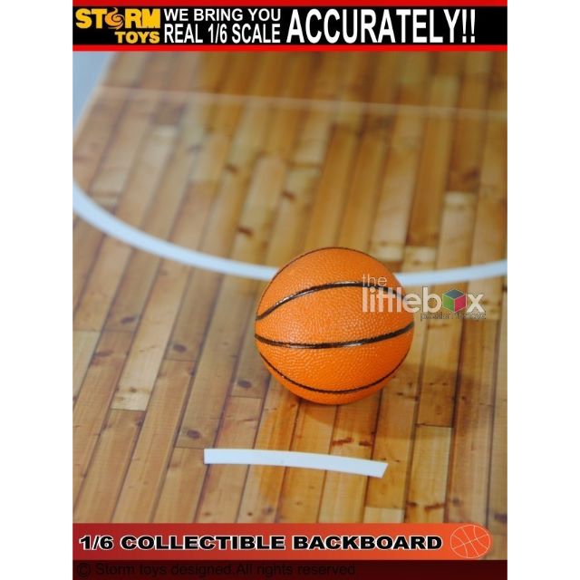 [STOCK] 1/6 Scale NBA Basketball Hoop Backboard Set Storm Toys Michael