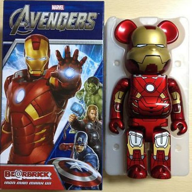 Bearbrick Ironman Mark 7 400% + 100%, Hobbies & Toys, Toys & Games 
