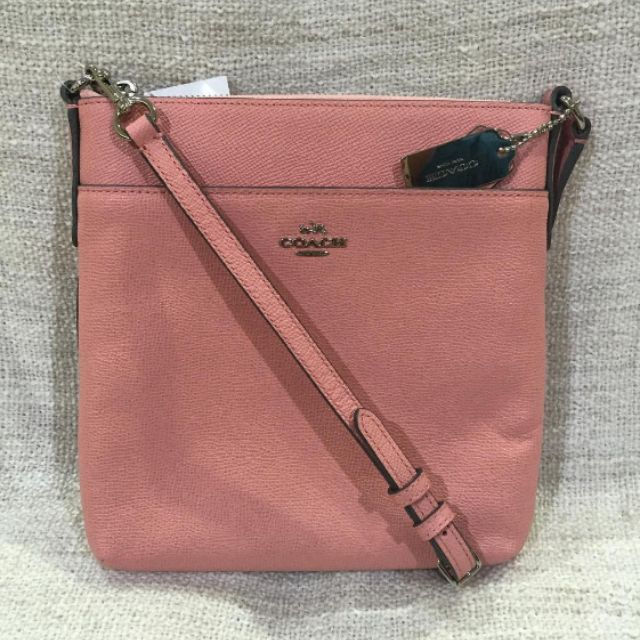coach courier crossbody in crossgrain leather