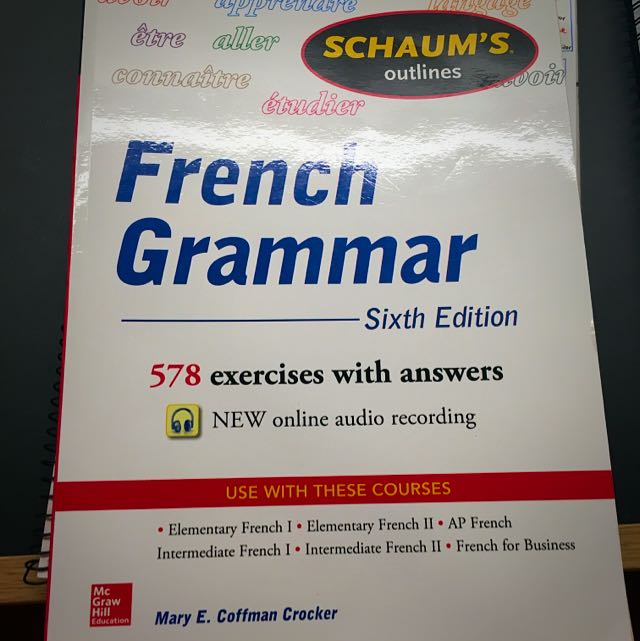 French Grammar Textbook Textbooks On Carousell - 