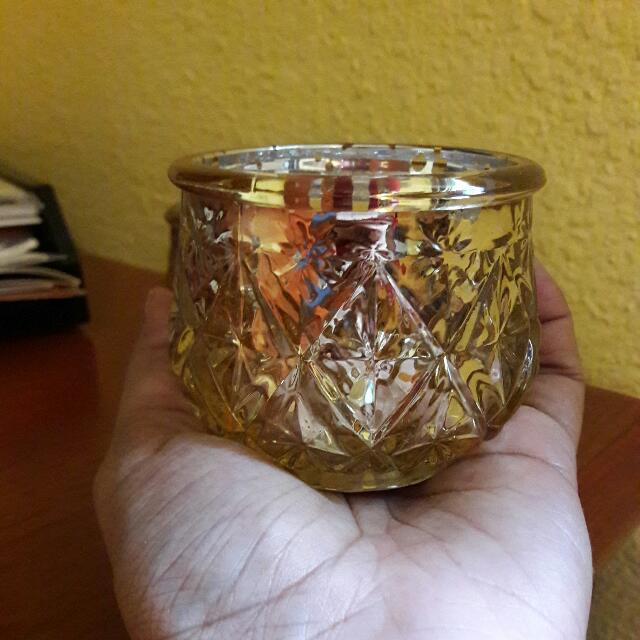 Gold Coloured Tea/candle Light Holders, Everything Else on