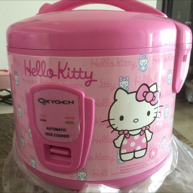 Hello Kitty Rice Cooker By Oxygen RC182, TV & Home Appliances, Kitchen Appliances, Cookers on