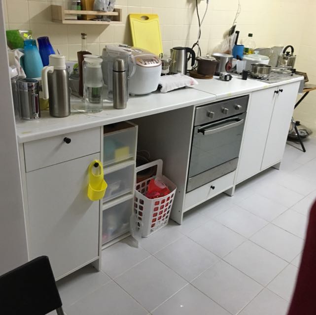 Ikea Kitchen Cabinet Furniture On Carousell