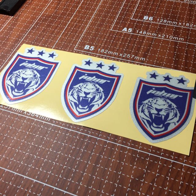 Johor Darul Tazim Reflective Sticker, Car Accessories on Carousell