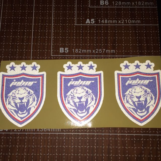 Johor Darul Tazim Reflective Sticker, Car Accessories on Carousell
