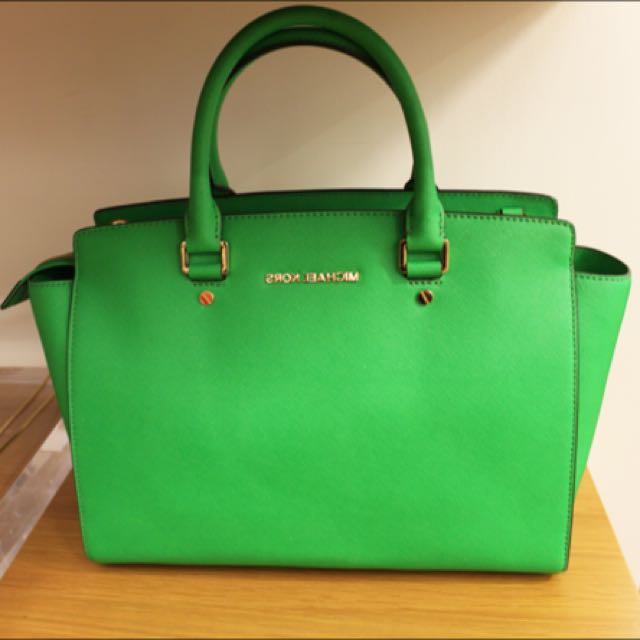 michael kors mint green bag