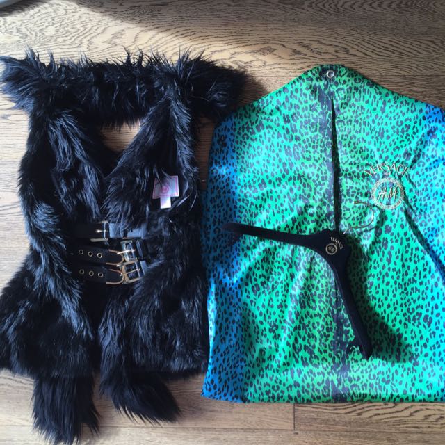 H&m fur clearance vest