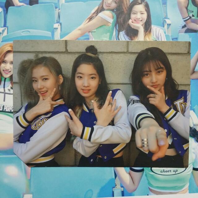 Wtt Wts Twice Sana Dahyun Jihyo Unit Cheer Up Page Two Photocard Hobbies Toys Memorabilia Collectibles K Wave On Carousell