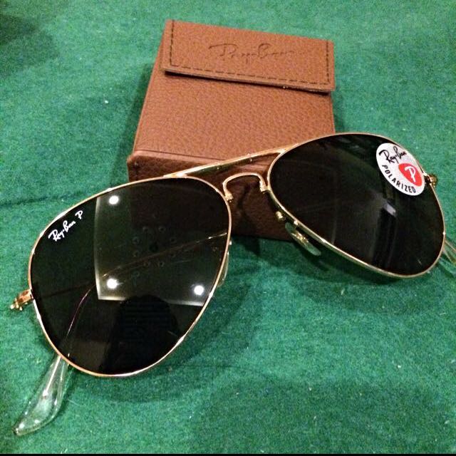 Ray ban sale folding aviator polarized