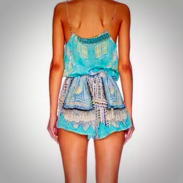 camilla shoestring playsuit