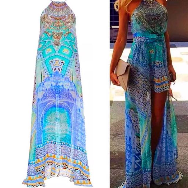 Camilla Sultans Gate Sheer Overlay Dress RRP 699 Sold Out Size 1 Women s Fashion on Carousell