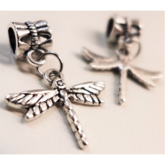 Pandora, silver dragonfly charm pendant 