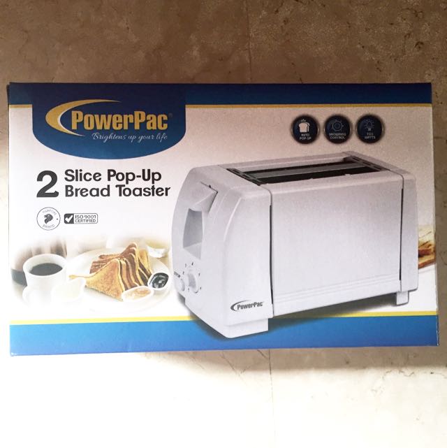 PowerPac Pop-up bread Toaster, TV & Home Appliances, Kitchen Appliances ...