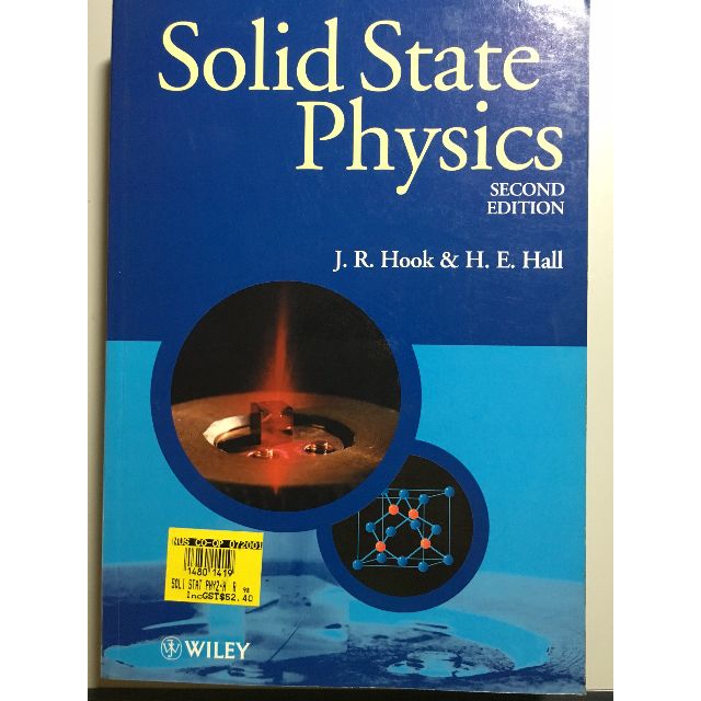 Solid State Physics (2nd Ed), Hobbies & Toys, Books & Magazines ...
