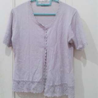 REPRICE baju rajut soft purple (Atasan)