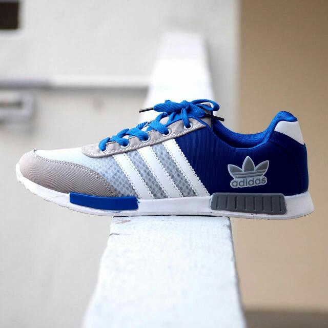 Adidas Shoes Blue Colour, Everything 