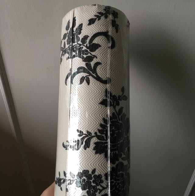 Floral Design Black And White Wallpaper From Germany Furniture On