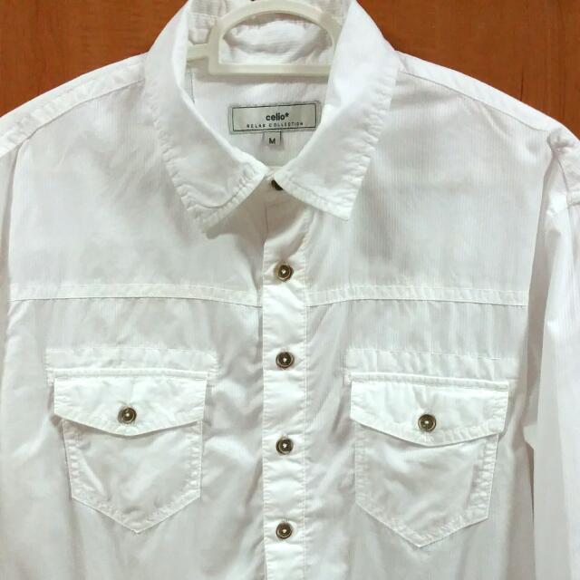 GSS SALE Celio Relax Collection Long Sleeve Shirt