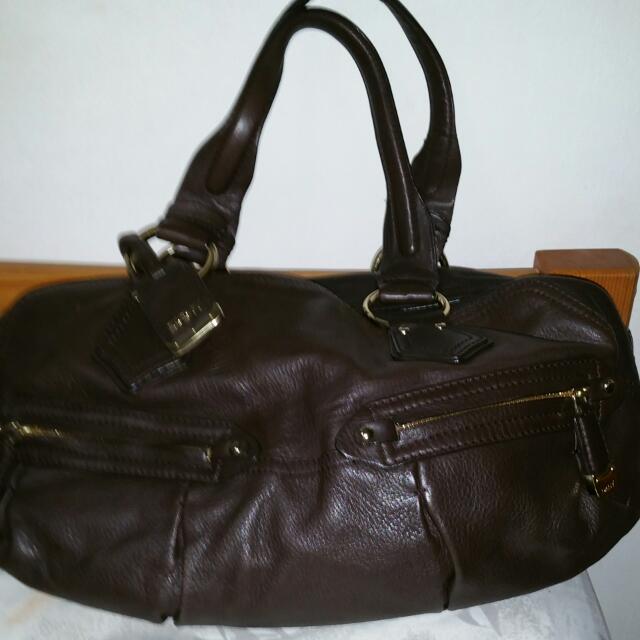 dkny soft leather bag