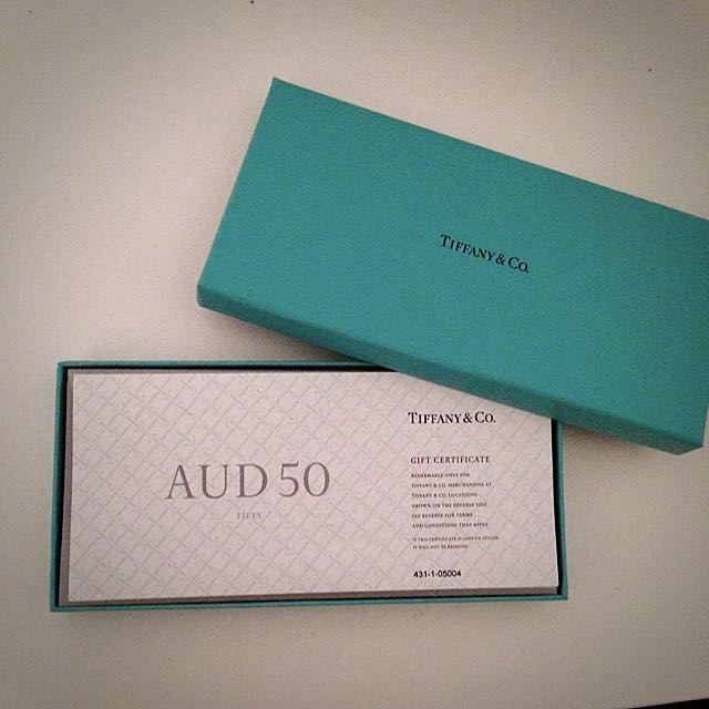 tiffany and co gift voucher