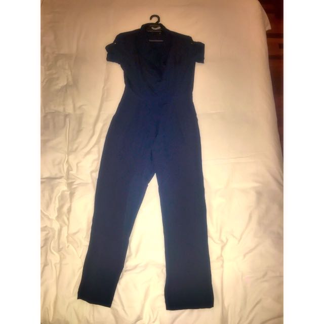 crepe jumpsuit zara