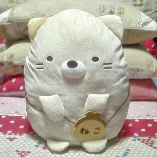 Authentic San-X Sumikko Gurashi Beige Cat Neko Plush