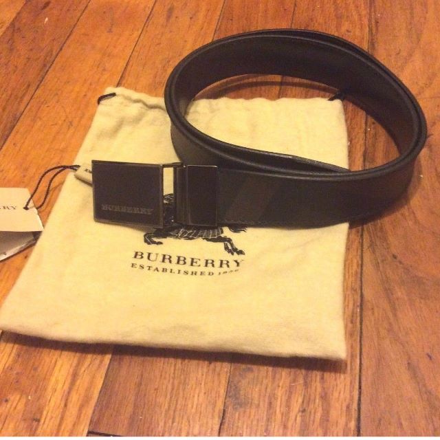 Burberry smoked check belt 2025