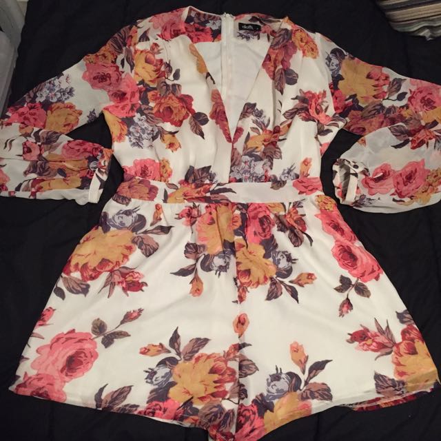dotti floral jumpsuit