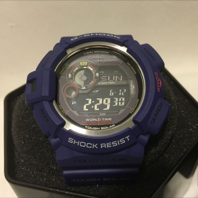 G Shock G9300NV Men In Navy Mudman Sports Equipment Exercise Fitness Cardio Fitness Machines on Carousell