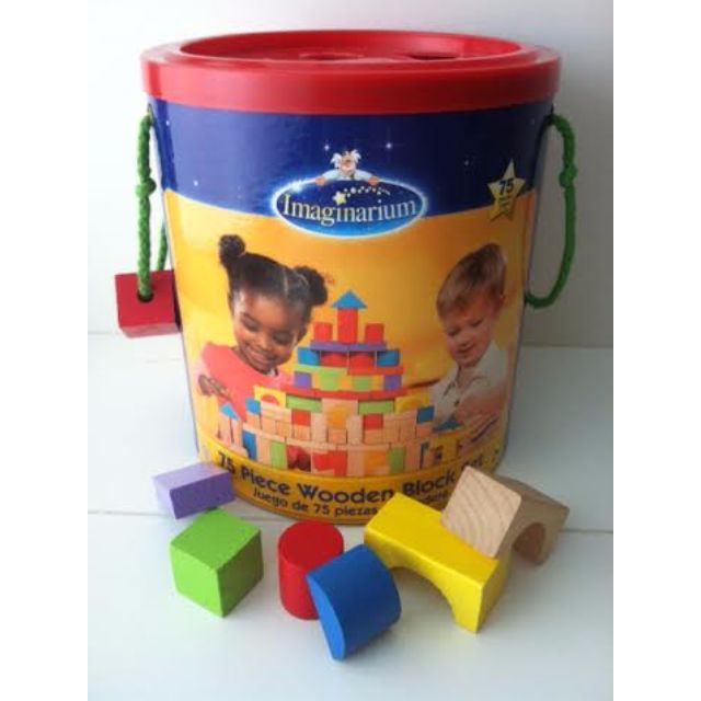 imaginarium wooden block set