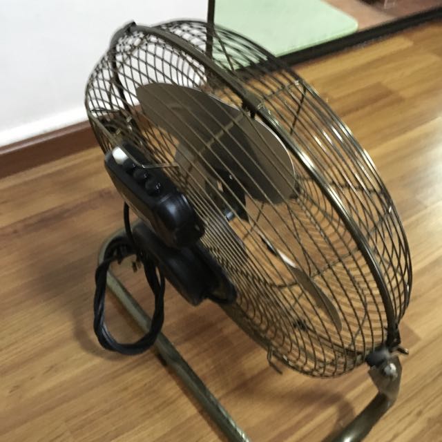 Reserved. PowerPac Powerful Floor Fan, Metal Blades, Speed Selector, TV